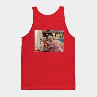 Father and daughter and toy Tank Top